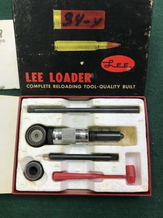 Vintage Early Lee Loader Hand Loader for 38 S&W.  Rare. 3