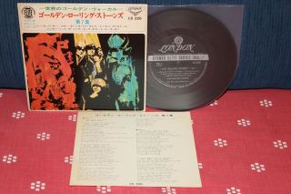 The Rolling Stones Vol.  7 7  Ep Japan 1969 London Ls - 226 Flipback Rare