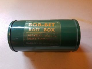 Vintage Belt Bob - Bet Bait Box Frabill Mfg.  Co.  Milwaukee,  Wisconsin