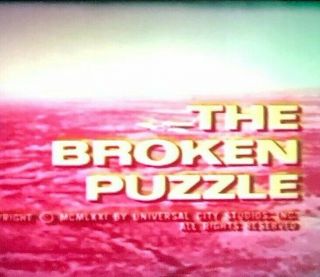 The Name Of The Game - Rare Episode " Broken Puzzle " 16mm