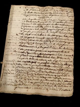 1700s Old Handwritten Document 16 Pages