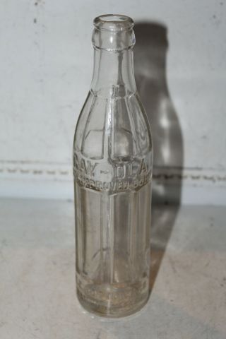 Bangor Maine Gay Ola Bottle Art Deco Embossed Me Rare E.  E.  Improved Cola Rare