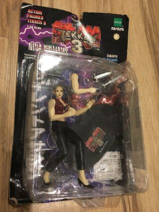Epoch Tekken 3 Nina Williams 1998 Action Figure Silent Assassin 1/10 Scale Rare