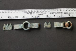 Medieval Belt Bronze Iron Buckle Fittings Decoration 9th 10th Century Viking Rus