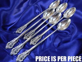 Wallace Grande Baroque Sterling Silver Iced Tea Spoon -
