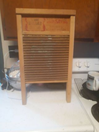 Vintage National Washboard Co.  No.  801 The Brass King Top Notch