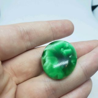 Rare Bright Emerald Green Victoria Imori Stone Gemstone Cabochon For Jewelry 3