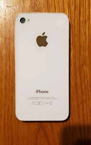 Apple iPhone 4s - 16GB - White  A1387 (CDMA,  GSM) Rare iOS 6 2