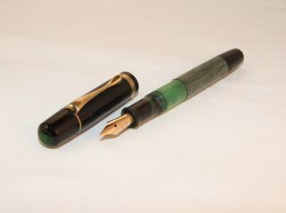 Vintage Pelikan Gunther Wagner 100n Fountain Pen - Rare Extra Broad Nib - C1938