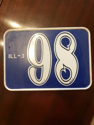 Vintage Bmx Racing Numberplate Zeronine Numbers 80’s Rare