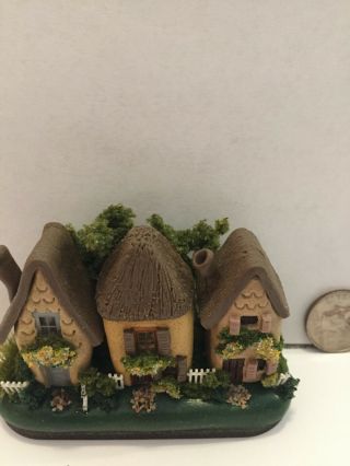 Handmade Miniature Tudor Style Fairy House Vintage Ooak By O 