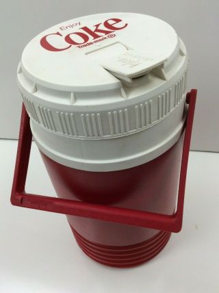 Rare Vintage Rax Restaurants Coke Igloo Drink Cooler Advertising Half Gallon 2