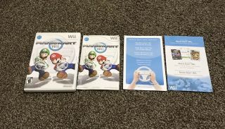 Nintendo Wii Mario Kart Wii Game Complete Cib Rare 100 Classic