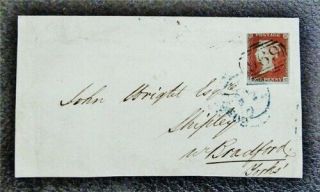 Nystamps Great Britain Stamp Early Cover Rare