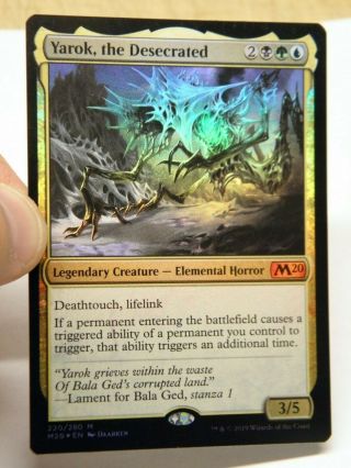 Yarok,  The Desecrated - 2020 Mythic Rare Foil,  Magic: The Gathering (mtg) Nm - M X1