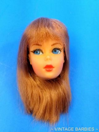 RARE Titian Dramatic Living Barbie Doll 1116 Head Only MINTY - Vintage 1970 ' s 2