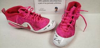 Kevin Kiermaier Tampa Bay Rays Game Autograph Mothers Day Cleats Rare 1/1