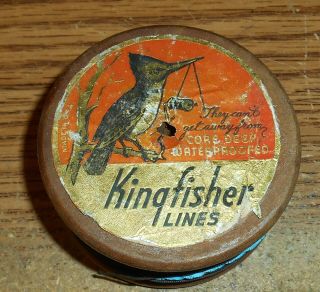 Early Kingfisher Lines Wood Line Spool/rare