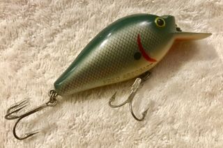 Fishing Lure Fred Arbogast Rare Pro Series Teal Shad Pug Nose Tackle Crank Bait 2