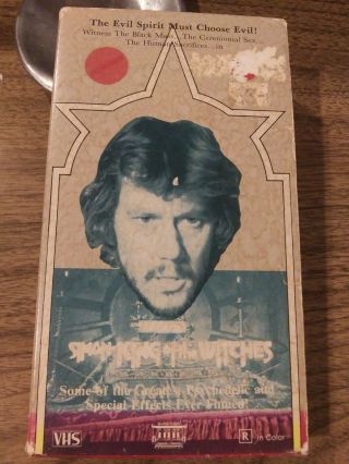 Simon,  King Of The Witches Trolley Car Vhs Rare Andrew Prine Horror