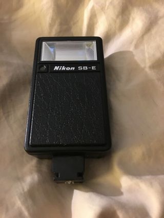 Vintage Nikon Speedlight Sb - E Shoe Mount Flash From Japan Rare