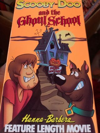 Rare 1988 Vhs Scooby Doo And The Ghoul School