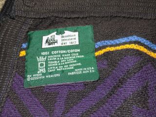 Goodwin Weavers Soft Cotton Throw Blanket Southwest / Aztec Design 61 