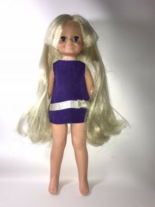 Ideal Velvet Growing Hair Vintage Doll Crissy’s Cousin W/ Extra Clothes & Shoes