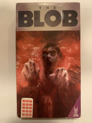 The Blob (vhs,  1992,  Closed Captioned) 1st Print Horror Htf Oop Rare Cult