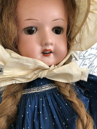 Very Rare Antique German 23” Otto Jager Friedrichroda 890 Bisque Head Doll