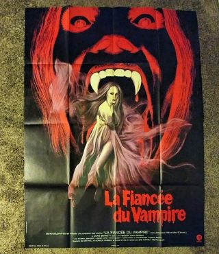 House Of Dark Shadows French Grande Poster 1970 Rare Barnabas Collins