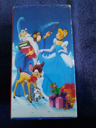 Walt Disney Home Video A Disney Christmas Gift Rare VHS set small one songs 3