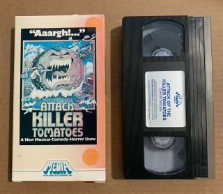 Attack Of The Killer Tomatoes Vhs (media Horror Cult Rare Oop)