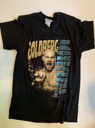 Vintage Wcw Bill Goldberg 1998 Jackhammer Adult Xl Long Sleeve T - Shirt Rare