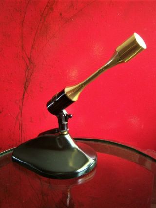 Vintage RARE 1950 ' s American microphone stand D22 DR332 Crabshoe Shure Turner 3