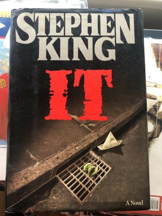 Stephen King It Hardcover Book 1st First Edition Dust Jacket Movie Rare Htf