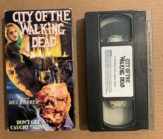 City Of The Walking Dead Vhs (rare Horror Oop)