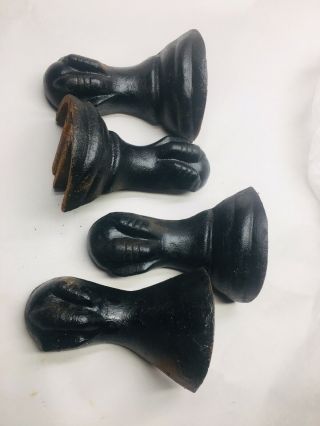 4 - Vintage Cast - Iron Bathtub Claw Feet