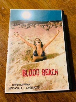 Blood Beach Vhs Transfer To Dvd Rare Htf Scary Halloween Horror Movie