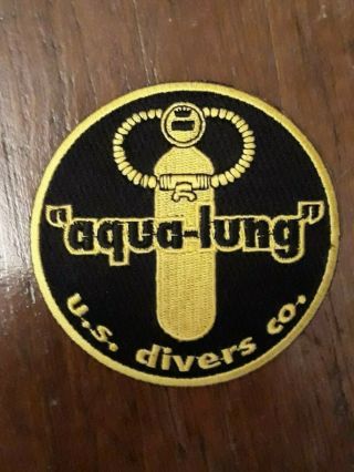Vintage Nos Us Divers Co.  Aqua - Lung Embroidered Patch