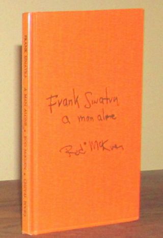 Signed 264 Of 500 Rod Mckuen Frank Sinatra,  A Man Alone First Rare