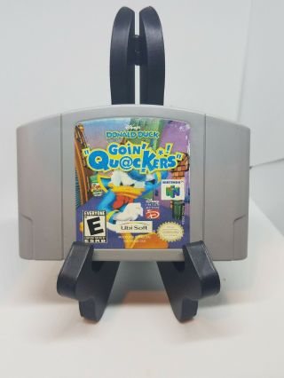 Donald Duck Goin Quakers N64 Game Nintendo 64 Rare Game Great Label
