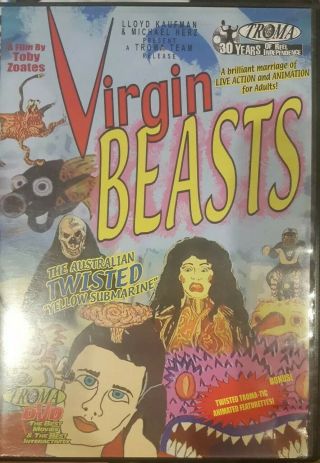 Virgin Beasts Rare Dvd The Australian Twisted Yellow Submarine Troma Cult Film
