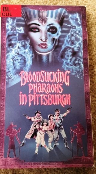 Bloodsucking Pharaohs In Pittsburgh 1991 Vhs Rare Cult Horror Comedy Jake Dengel