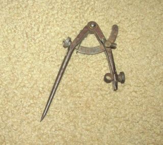 Antique C.  S.  Osborne 6 Wing Divider Compass Blacksmith Machinist Caliper Tool