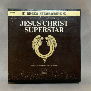 Jesus Christ Superstar Decca Stereo Reel To Reel Tape Rare