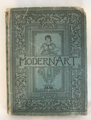 Large Antique C.  1885 Book Selections Of Modern Art - Engravings Lithos Prints