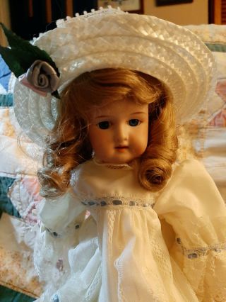 Antique 14 - Inch Am Flora - Dora Doll In Adorable Outfit