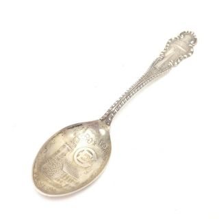 Vintage Wc Finck Sterling Boston Old South Church Faneuil Hall Souvenir Spoon