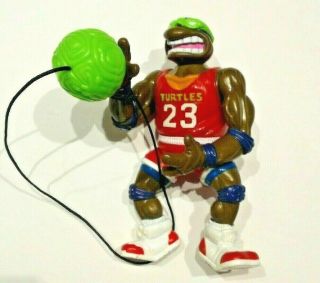 Vtg.  Rare Tmnt Michael Jordan Basketball Donatello With Ball Ninja Turtle 1991